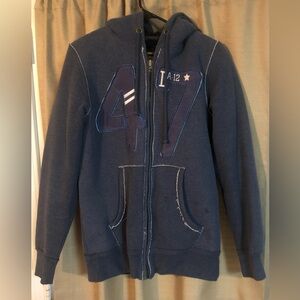 Arizona Jean Co. Navy Blue “47 LA-12” Hoodie Jacket